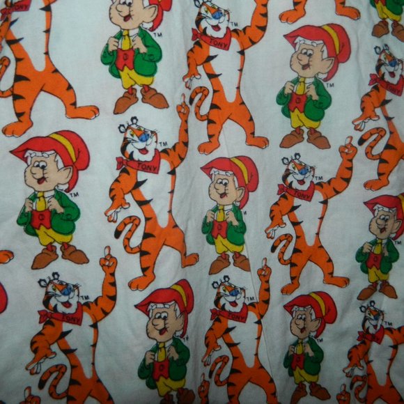 5/$25 Kellogg's Tony the Tiger PJ Pajama Pants Sz Large (W-32) - Picture 2 of 5